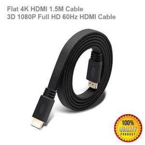 Flat 4K HDMI 1.5M Cable 3D 1080P Full HD 60Hz HDMI Cable