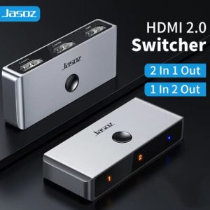 Jasoz G149-T-G175 2 In 1 8K UHD Bidirectional HDMI Switcher For Xbox PS5 PS4 PS3 Blu-Ray Player Fire Stick Roku HDTV And More