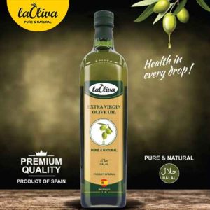 La Oliva Pure Natural Halal Edible Extra Virgin Olive Oil 1 Liter