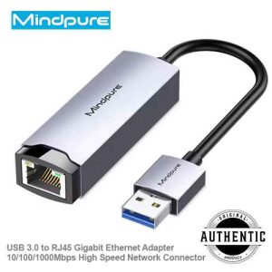 Mindpure UR004 USB 3.0 to RJ45 Gigabit Ethernet Adapter High Speed Network Connector