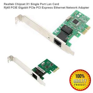 Realtek Chipset X1 Single Port Lan Card Rj45 PCIE Gigabit PCIe PCI Express Ethernet Network Adapter