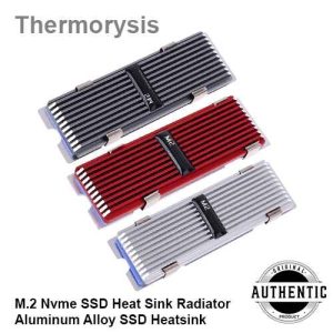 Thermorysis M.2 Nvme SSD Heat Sink Radiator Aluminum Alloy SSD Heatsink With Thermal Silicone Pad For Desktop PC