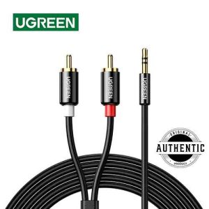 UGREEN AV116 3.5mm to 2X RCA Audio Cable Male to Male Jack Audio Aux Cable