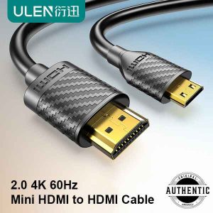 ULEN ZHX02 HDMI to Mini HDMI Cable 1.5M (4K 60Hz High Speed)