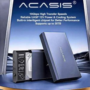 ACASIS EC-7351 2.5 3.5 Inch External Enclosure USB to SATA 10Gbps High Speed Hard Drive SATA RAID Enclosure Case