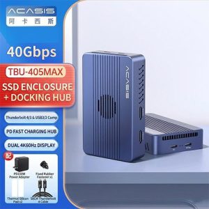 ACASIS TBU405 Max 40Gbps USB4 Thunderbolt M.2 NVMe SSD Enclosure & Docking Station