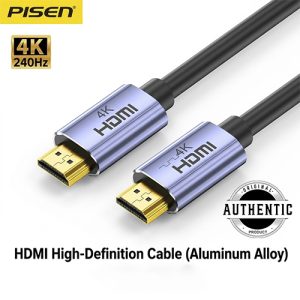 PISEN SG-HD001 4K HDMI Cable (Male to Male) 1.5M 240Hz Aluminum Shell with Gold-Plated Connectors
