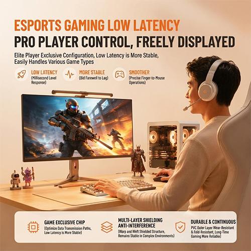 Mindpure NW030 LX10836 Cat8 Ethernet Cable 0.5M 40Gbps 2000MHz Super Speed Pure Copper Gaming LAN Cable - Image 3