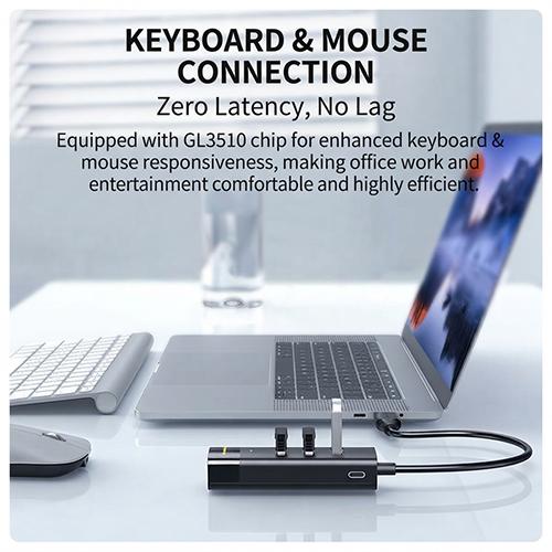 Mindpure US022 LX10612 USB Hub 4 USB 3.0 Ports Multiport Adapter - Image 3