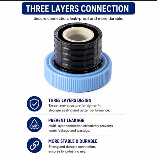 TAOSHUAI TS-03 360 Degree Rotating Faucet Water Filter Kitchen Tap Water Purifier Splash Proof Universal Filter - Image 3